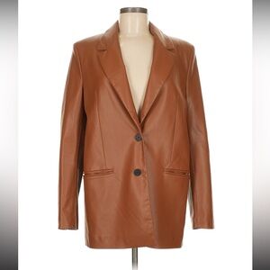 Zara Size S Faux leather jacket